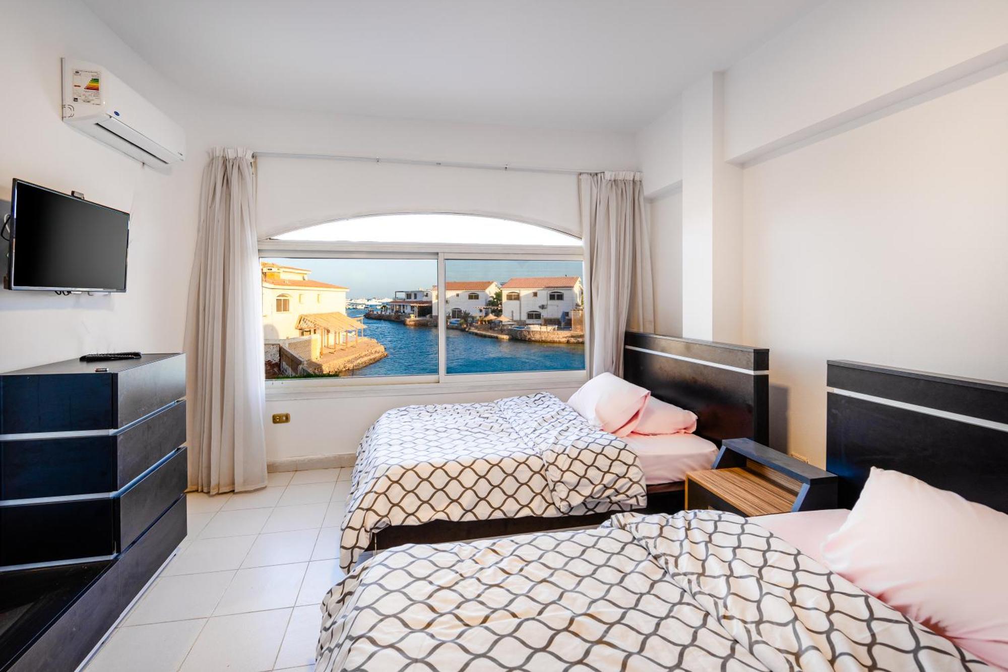 Aden Beach - Sea View Room With Beach Access In Villa Χουργκάντα Εξωτερικό φωτογραφία